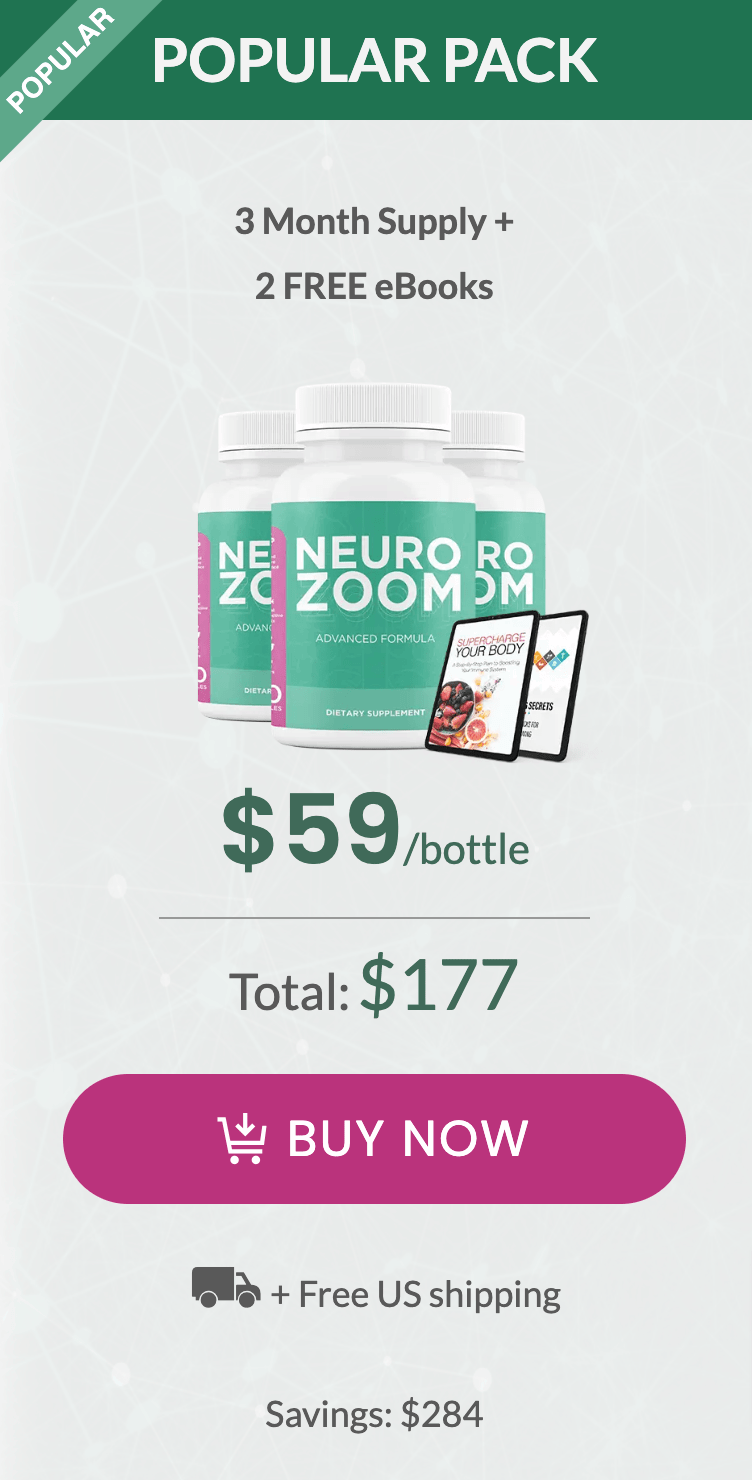 NeuroZoom - 3 Bottles